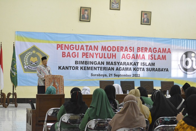 Penguatan Moderasi Beragama Bagi Penyuluh Agama Islam